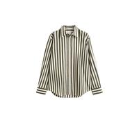 GANT Bluse Relaxed Fit Popeline mit Streifen country green Größe 40