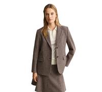 GANT Damen Houndstooth Blazer (40) FADED TAUPE
