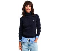 GANT Stretch Cotton Cable Turtleneck