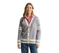 GANT Damen Gant Varsity Strickjacke (XS) Grau MELANGE