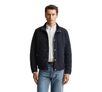 Steppjacke GANT "CLASSIC QUILTED JACKET", Herren, Gr. XXL, evening blau, Web, Obermaterial: 100% Polyester, unifarben, regular fit normal, Rundhals, eingesetzt abgesteppte Kante, Jacken Steppjacke, Re