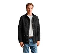 GANT Herren Steppjacke - CLASSIC QUILTED MID JACKET, wasserabweisend, Regular Fit Schwarz / M M Schwarz