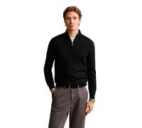 GANT Extrafine Merino Wool Half Zip Black Schwarz L