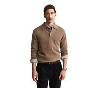 GANT - Superfine Lambswool Polopullover LIGHT BROWN MELANGE - Gr. - XXL