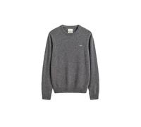 GANT Herren Strickpullover - SUPERFINE LAMBSWOOL C-NECK, Rundhals, Wolle Dunkelgrau / XL XL Grau