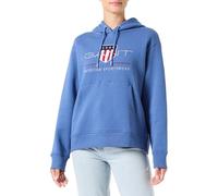 GANT Damen Archive Shield Hoodie Kapuzenpullover, Vintage Blue, 36