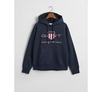 Gant Damen Archive Shield Hoodie Kapuzenpullover, Evening Blue, 38