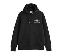 Gant - "Archive Shield" Kapuzenpullover für Herren (Schwarz) L