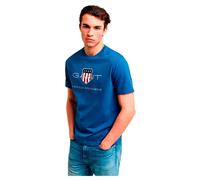 Gant Archive Shield Regular Fit Kurzarm-t-shirt L Vintage Blue