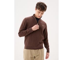 GANT - Bekleidung Classic Cotton Half Zip - Braun - Größe XXL