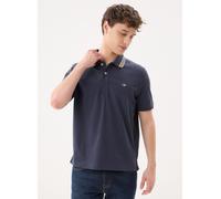 GANT Herren Poloshirt mit Kragenstreifen (XL) EVENING Blau