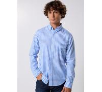 GANT - Bekleidung Reg Classic Poplin Gingham Shirt - Blau - Größe L
