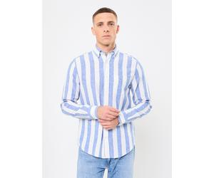 GANT - Bekleidung REG COTTON LINEN BOLD STRIPE SHIRT - Blau - Größe S