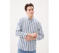 GANT - Bekleidung Reg Cotton Linen Stripe Shirt - Blau - Größe L