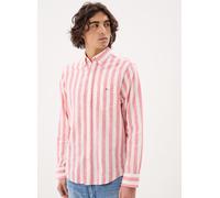 GANT Regular Fit Leinenhemd pink, Gestreift