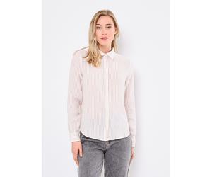 GANT - Bekleidung REG LINEN STRIPED SHIRT - Beige - Größe 38