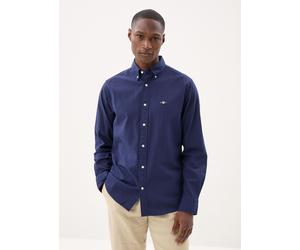 GANT - Bekleidung Reg Seersucker Shirt - Blau - Größe XXL