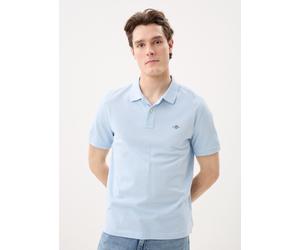 GANT - Bekleidung Reg Shield Ss Pique Polo - Blau - Größe XL