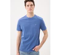 GANT Shield Regular Fit T-Shirt Rundhals blau, Einfarbig
