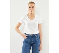 Gant Reg Shield Kurzarm-t-shirt Mit V-ausschnitt L White