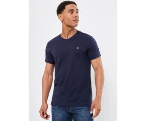 GANT - Bekleidung SLIM SHIELD V-NECK T-SHIRT - Blau - Größe S