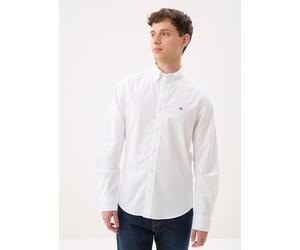 GANT - Bekleidung Slim Stretch Oxford Shirt M - Weiß - Größe L