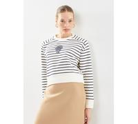 GANT - Bekleidung Striped Monogram C-Neck Sweat - Weiß - Größe M