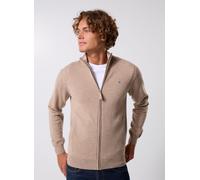 GANT - Bekleidung Superfine Lambswool Zip Cardigan - Beige - Größe M