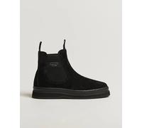 GANT Blistown Shearling Suede Chelsea Boot Black Schwarz 45