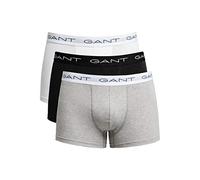 GANT Boxershorts Logoschriftzug 3er Pack weiß/grau/schwarz Größe S
