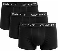 GANT Unterhose Slim Fit 3er-Pack einfarbig Schwarz XXL