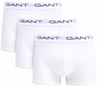 Gant Boxershorts trunk 3er-Pack Weiß - Größe S Weiß S