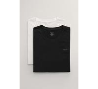 GANT 2-Pack Crew Neck T-Shirt Black/White Weiß S