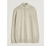 GANT Regular Fit Strickpullover Zipbeige, Einfarbig