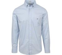 Gant Casual Hemd Poplin Hellblau - Größe 5XL Hellblau 5XL