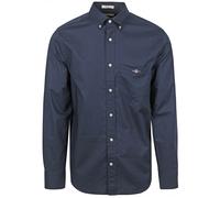 Gant Casual Hemd Poplin Navy - Größe XL Dunkelblau XL