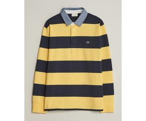 GANT Chambray Striped Heavy Rugger Banana Yellow Gelb XL