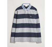 GANT Chambray Striped Heavy Rugger Grey Melange Grün M