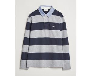 GANT Chambray Striped Heavy Rugger Grey Melange Grün M