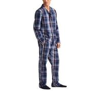Gant Check Pajama Set Shirt And Pants Blau Baumwolle X-Large Herren