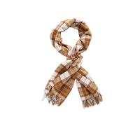 GANT - Karierter Wollschal cumin beige - Gr. - OS