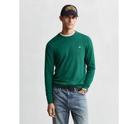 Sweater GANT "Strickpullover CLASSIC COTTON C-NECK", Herren, Gr. XXL, grün (grün (forest grün)), Obermaterial: 100% Baumwolle CO., Sweatshirts Sweater (53035563-XXL) grün (forest grün)