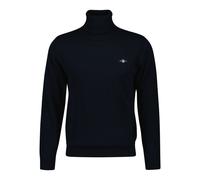 Sweater GANT "Strickpullover CLASSIC COTTON ROLLERNECK", Herren, Gr. XL, blau, Obermaterial: 100% Baumwolle CO., Sweatshirts Sweater (67931039-XL) blau