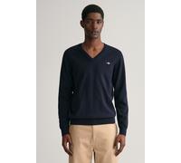 GANT Classic Cotton V-neck Evening Blue Größe: 3XL | Pullover Outlet | Herren | Blau
