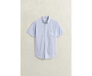 GANT - Classic Kurzarmhemd aus Popeline light blue - Gr. - XL