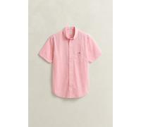 GANT - Classic Kurzarmhemd aus Popeline washed pink - Gr. - XL