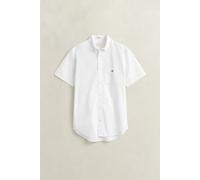 GANT Herren Kurzarmhemd Reg Poplin SS Weiß Größe XL