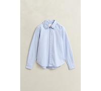 GANT - Classic Oxford-Bluse mit Rüschen - Gr. - 42