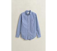 GANT Herren Reg Poplin Stripe Shirt Klassisches Hemd, College Blue, 3XL EU