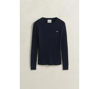 GANT - Classic Zopfstrickpullover evening blue - Gr. - M